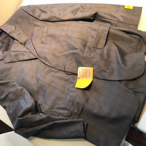 Gray plaid hickey freeman suit